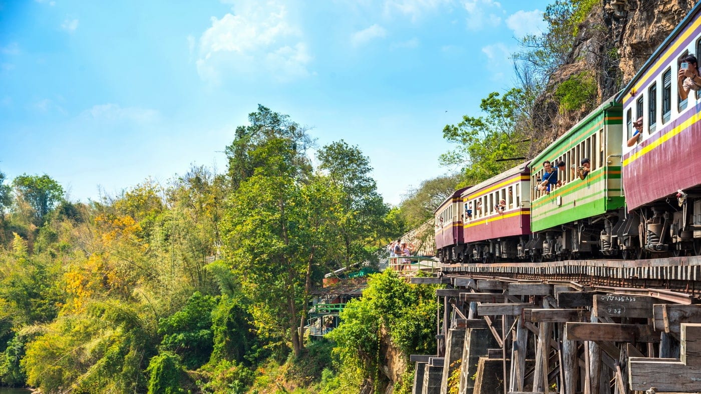 Zugfahrt Thailand